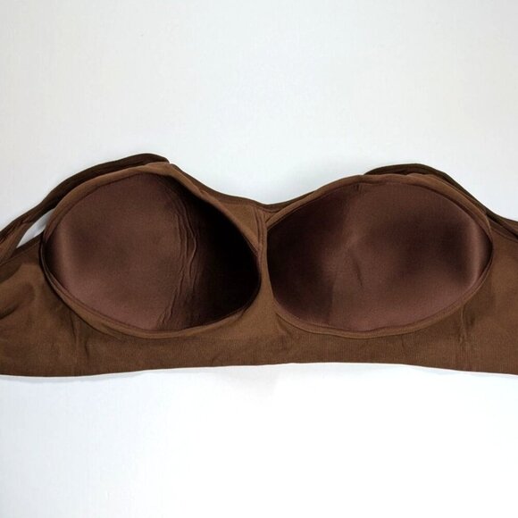 Truekind Daily Comfort Wirefree Shaper Bra Chocolate Brown Women's 4XL 44 46 48 - Picture 4 of 8